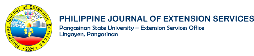 Philippine Journal of Extension Services